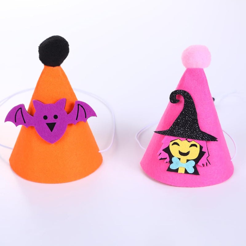 Cellcacn 10 Pcs Halloween Dogs Hats Cute Ghost Halloween Cats Party Pet Pumpkin Set Puppies Kittens Grooming Accessories Costumes. - Image 5